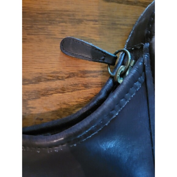 COACH Ergo Vtg Mini Zip Shoulder Hand Bag Brown - Picture 4 of 8